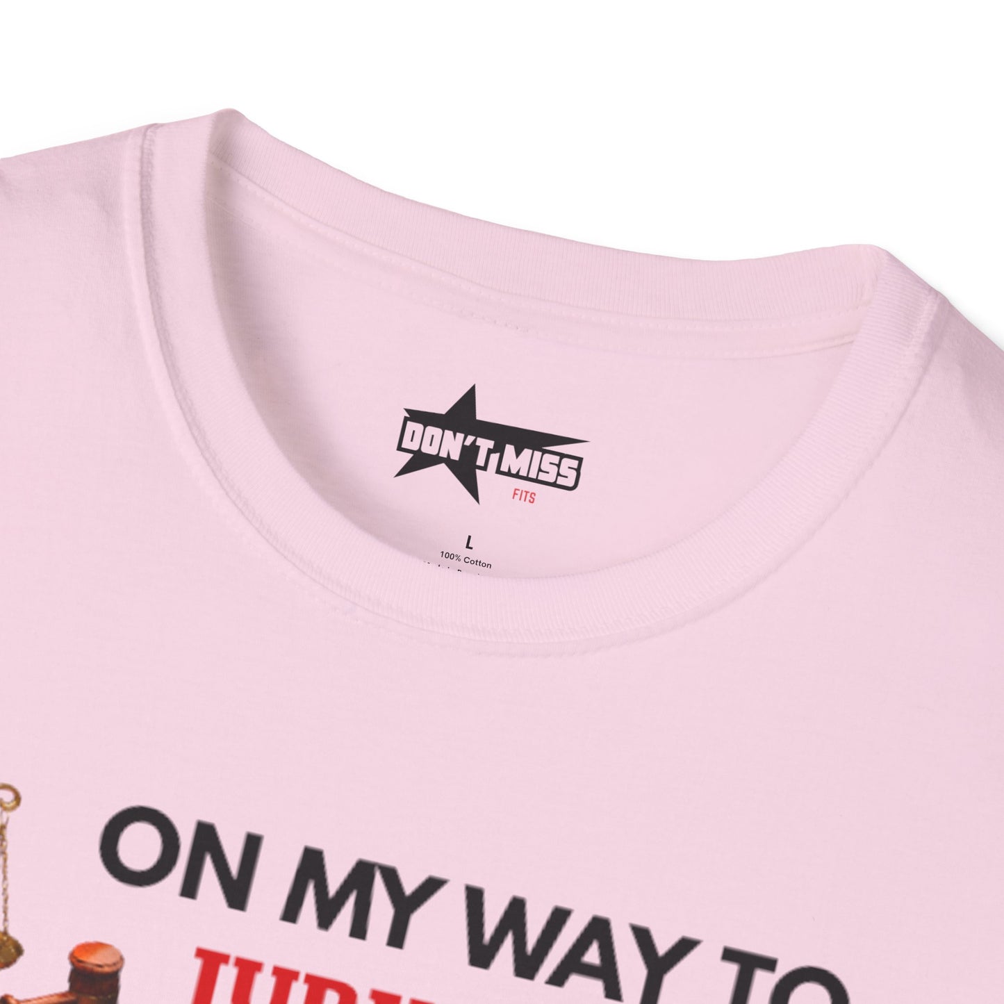 On my way to Jury Duty - Unisex softstyle t shirt