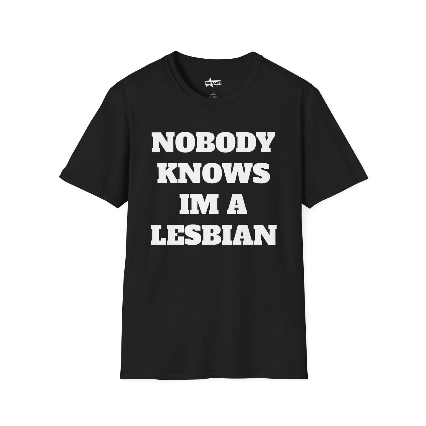nobody knows - Unisex Softstyle T-Shirt