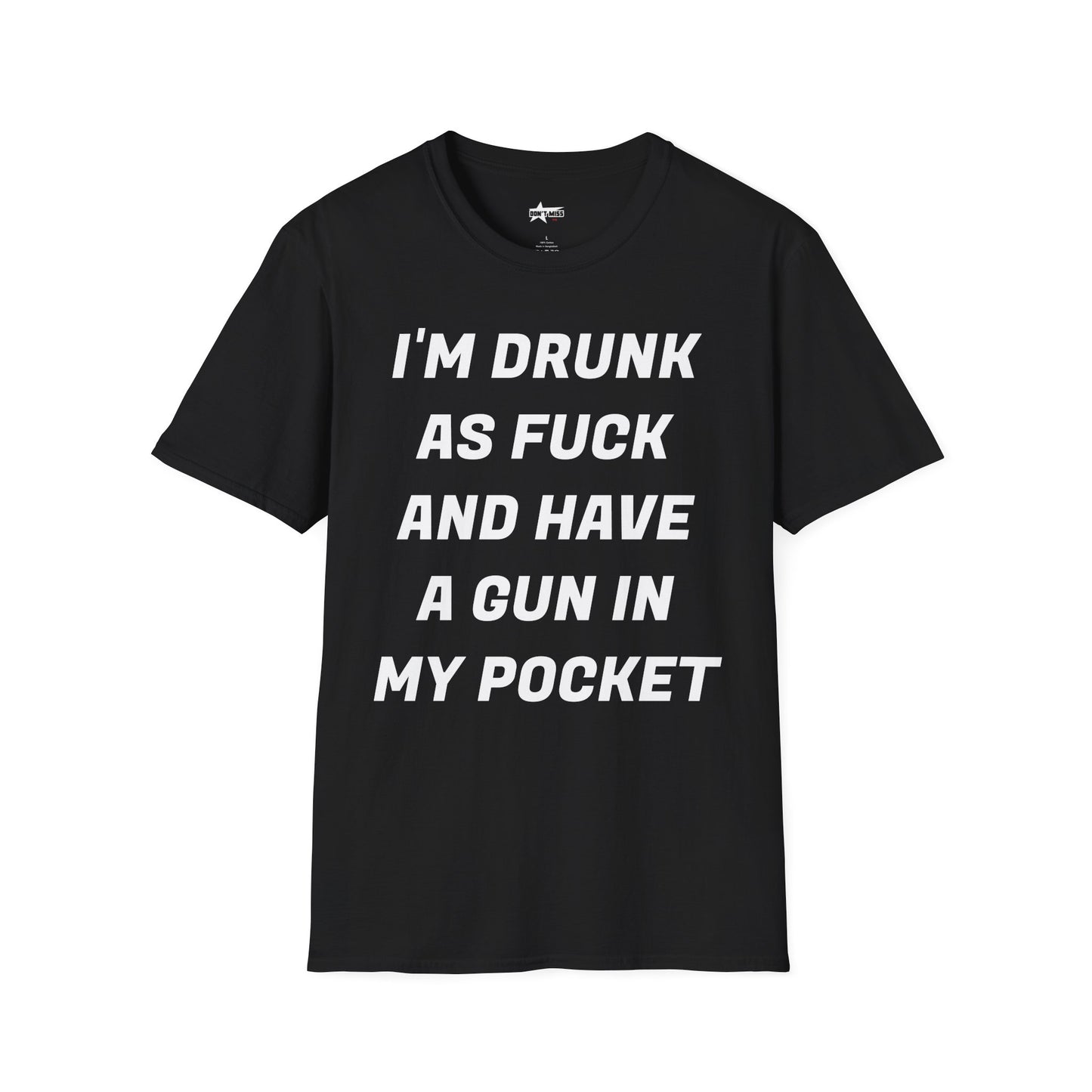 Funny Quote T-Shirt - I'm Drunk as F*ck - Unisex Softstyle T-Shirt
