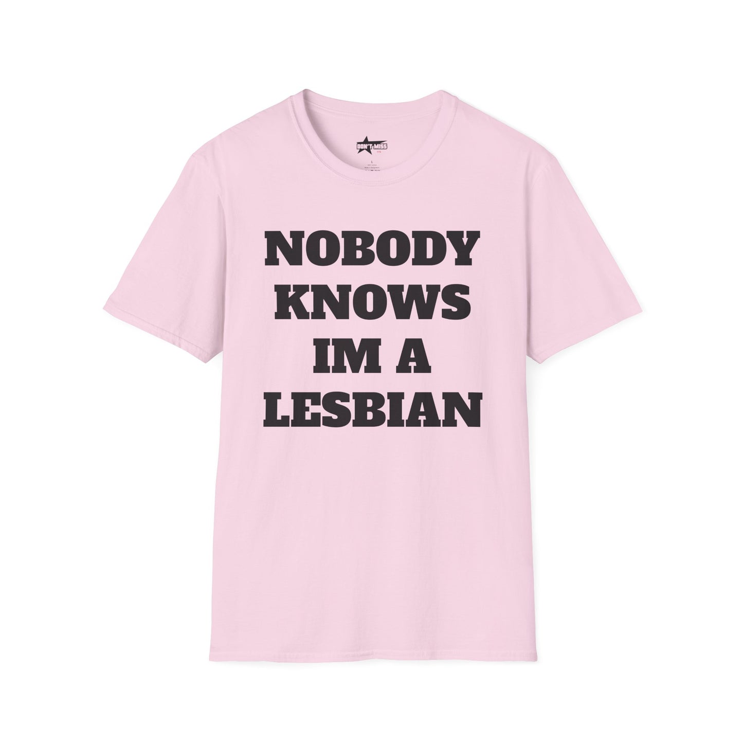 nobody knows - Unisex Softstyle T-Shirt