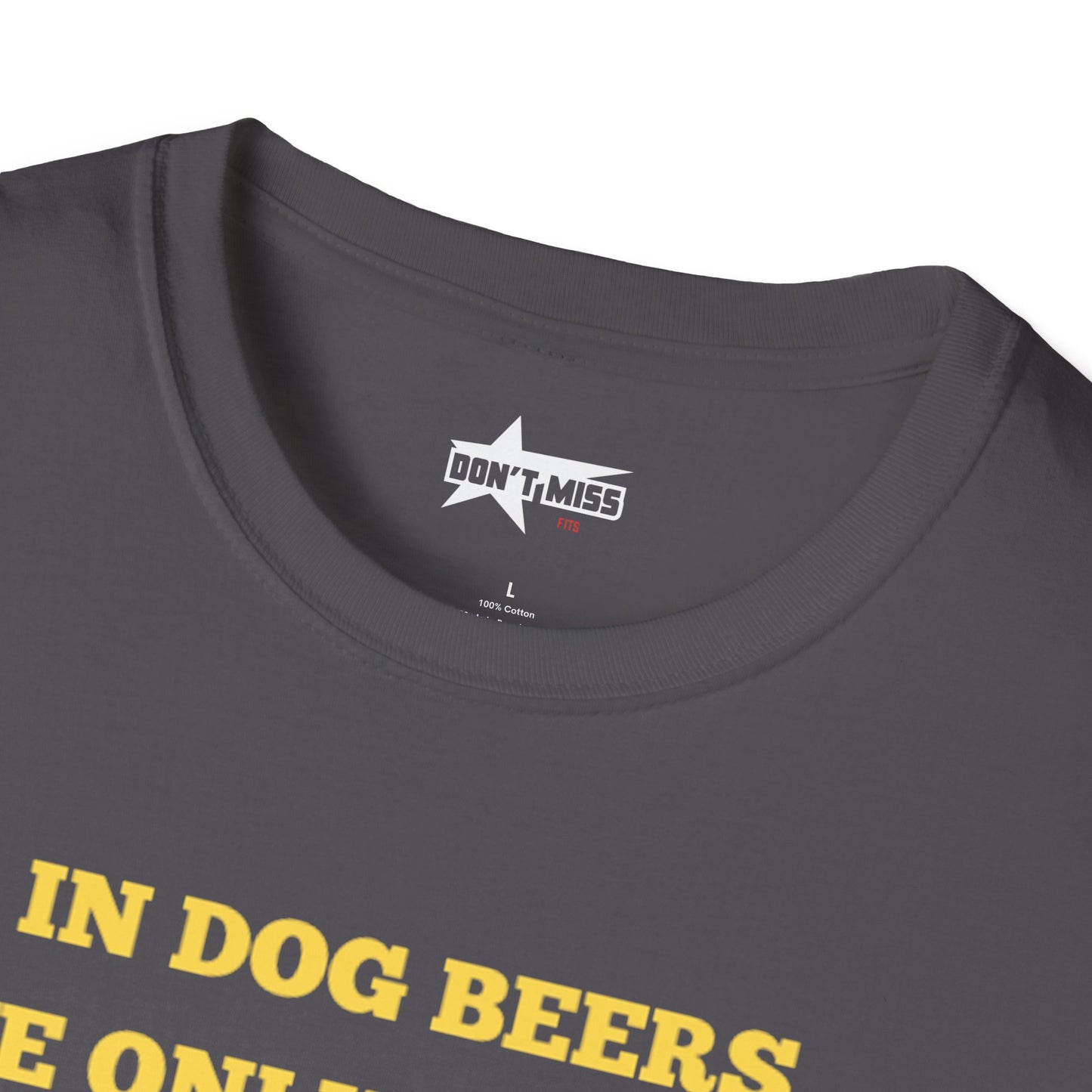 Funny Dog Beer Lover T-Shirt, Unisex Pet Lover Shirt, Gifts for Dog Owners, Casual Wear, Dog Mom Tee, Birthday Gift Idea