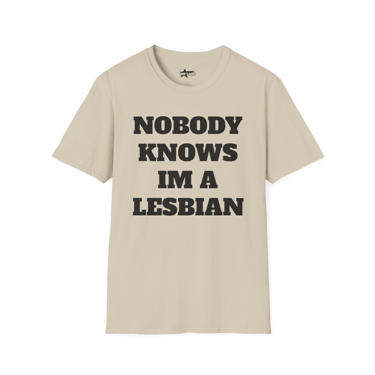 nobody knows - Unisex Softstyle T-Shirt