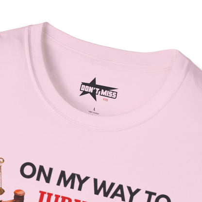 On my way to Jury Duty - Unisex softstyle t shirt