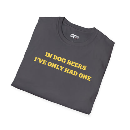 Funny Dog Beer Lover T-Shirt, Unisex Pet Lover Shirt, Gifts for Dog Owners, Casual Wear, Dog Mom Tee, Birthday Gift Idea