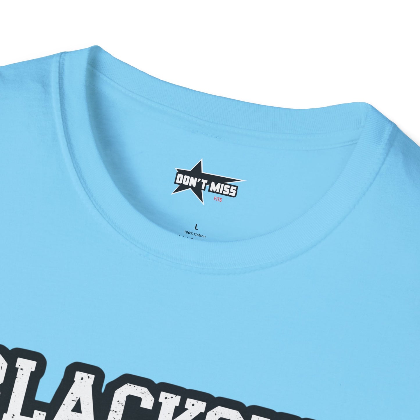 Blackout University tee. Unisex softstyle t shirt