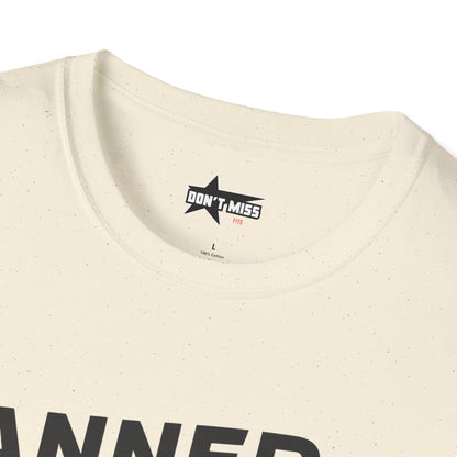 "Banned from Spirit Airlines" Unisex soft tee