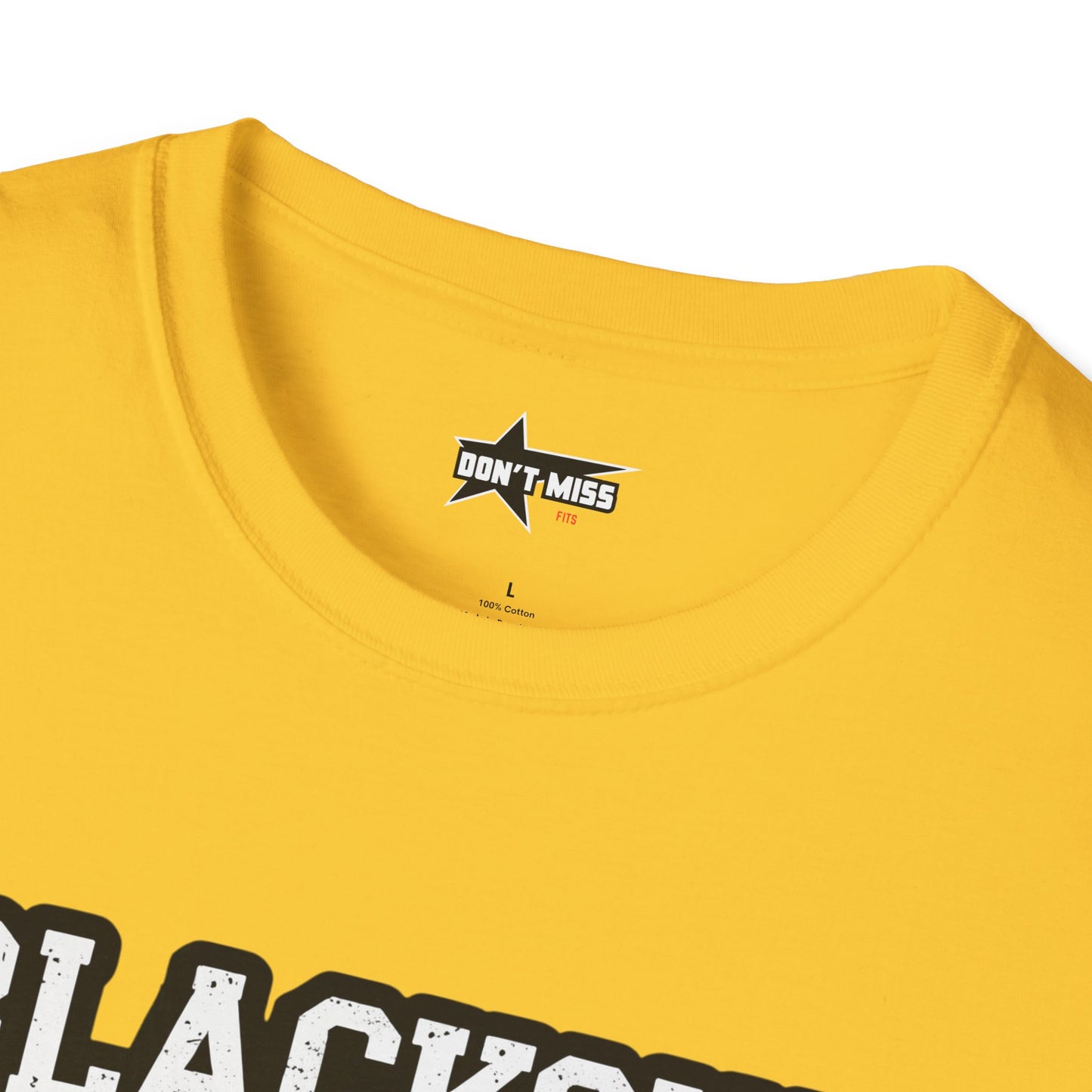 Blackout University tee. Unisex softstyle t shirt