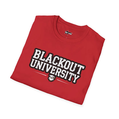 Blackout University tee. Unisex softstyle t shirt