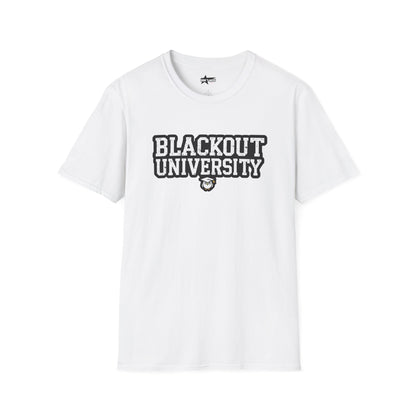 Blackout University tee. Unisex softstyle t shirt