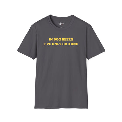 Funny Dog Beer Lover T-Shirt, Unisex Pet Lover Shirt, Gifts for Dog Owners, Casual Wear, Dog Mom Tee, Birthday Gift Idea