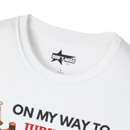 On my way to Jury Duty - Unisex softstyle t shirt