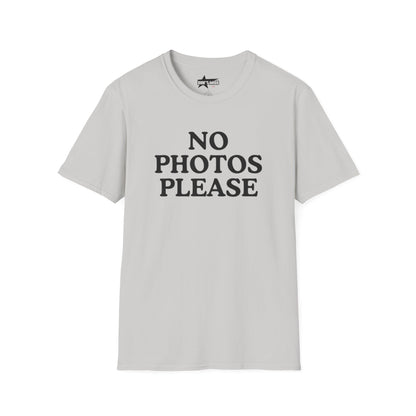 Funny No Photos Please - Unisex Softstyle T-Shirt